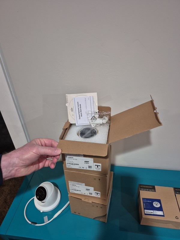 IP Poe Security Camera 4MP 2.8mm Model# HNC3V341TM-IRAS-S2/28 gallery