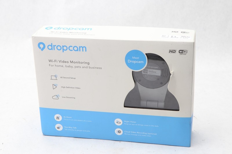 Dropcam Wi-Fi Cloud Wireless Video Monitor Camera Night Vision/2-Way Audio M12