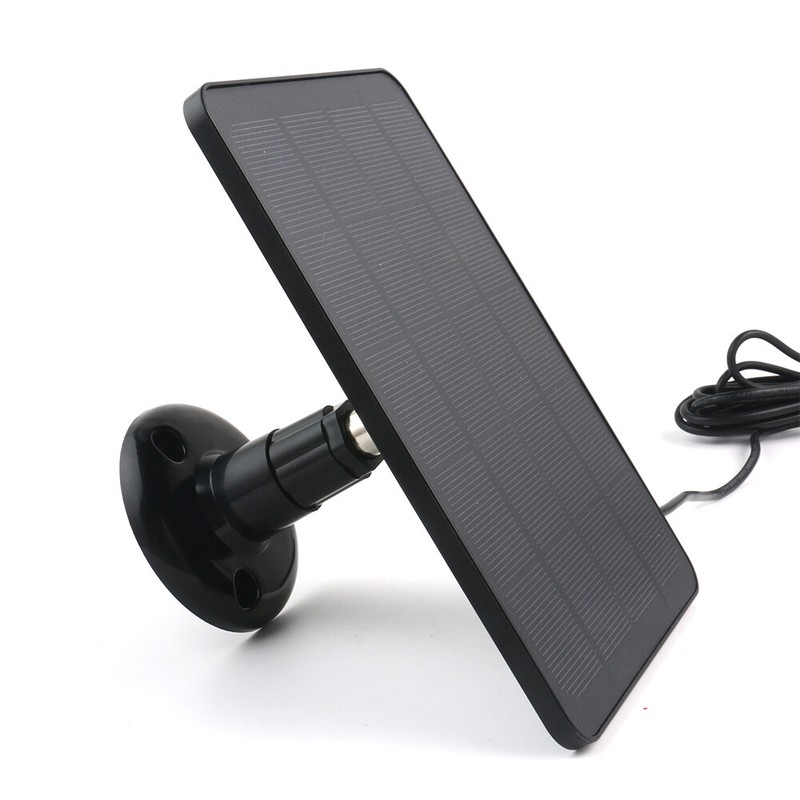 Solar Panel for Ring Spotlight Camera/Stick Up Cam Battery Charger DC 3.5*1.35mm gallery