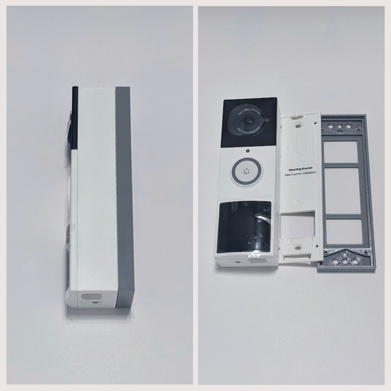 TP-Link Tapo Smart Video Doorbell D21 D210 D213 D253 Angle Flush Mount gallery