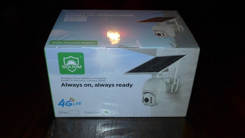 SOLIOM S600 3G/4G LTE Outdoor Solar Powered Cellular Security Camera – Sealed