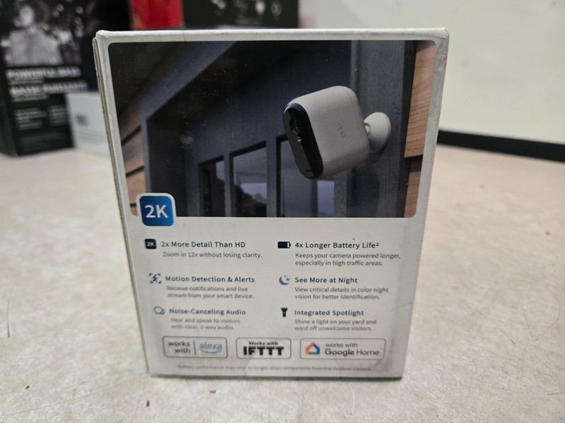 SEALED Arlo Essential Security Camera 2K Indoor Outdoor 2nd Gen Wireless gallery