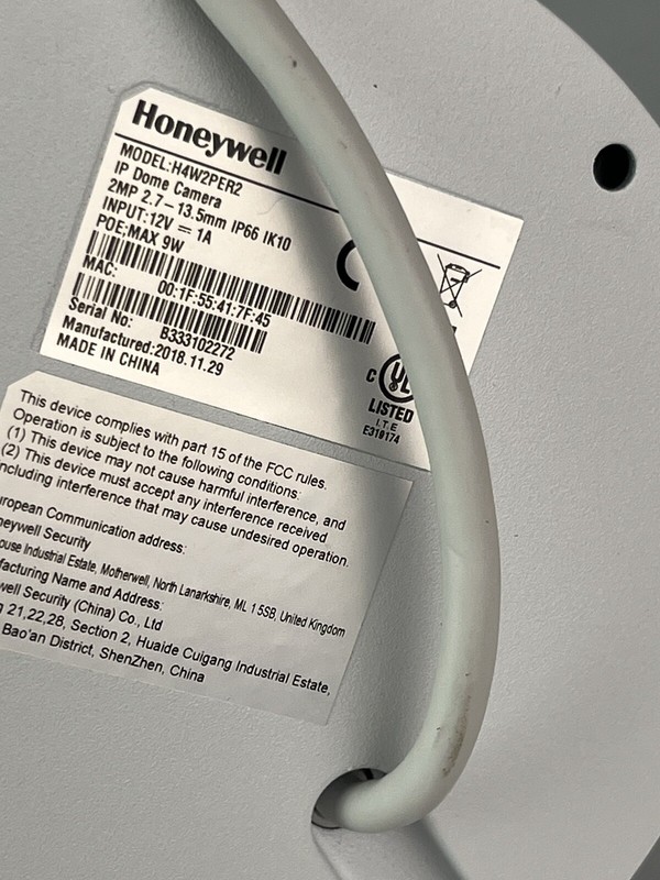 Honeywell H4W2PER2 Performance Series IP Dome Camera 2MP 2.7mm-13.5mm White gallery