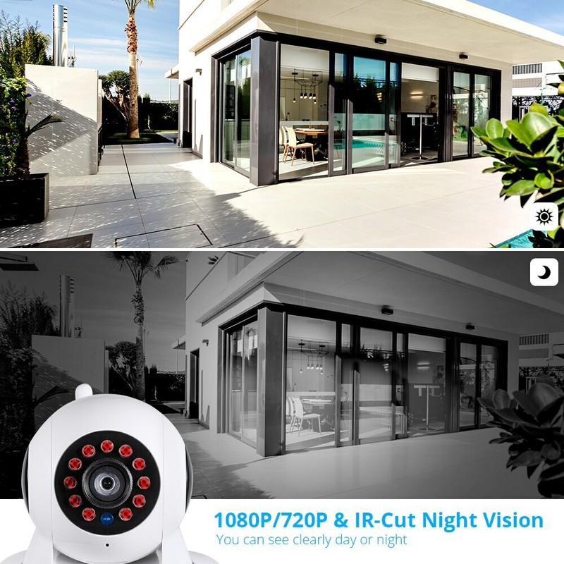 KERUI CCTV Mini Indoor Wireless Security Camera Home 720P 1080P gallery
