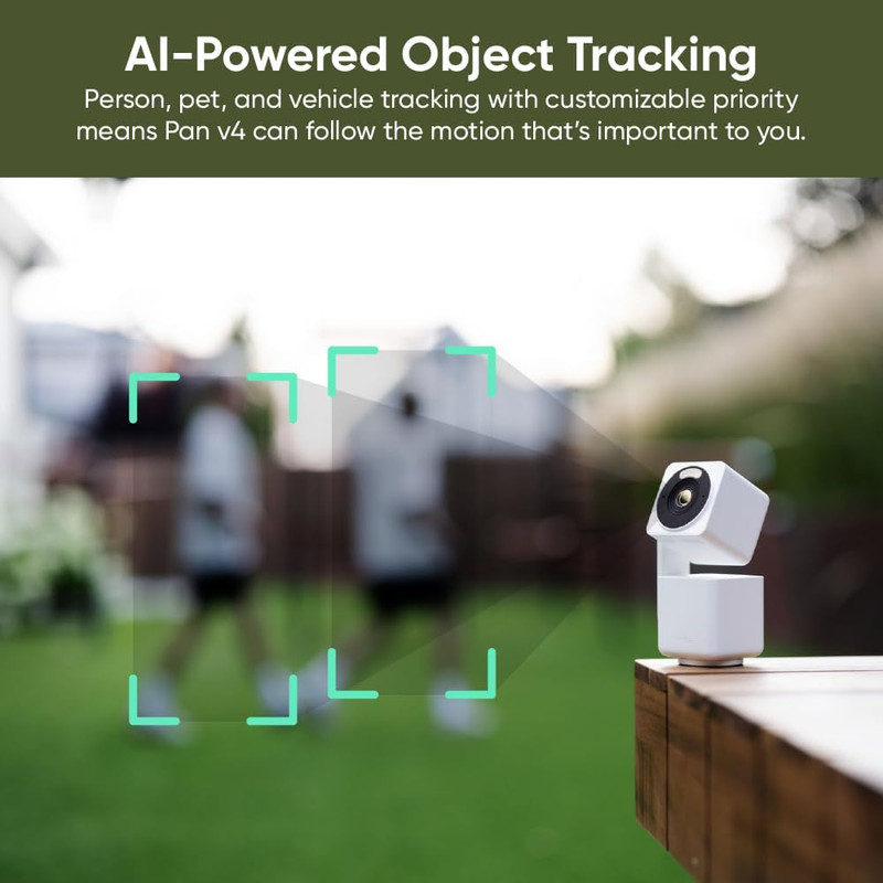 WYZE Cam Pan V4 (2-Pack), 4K Smart Home Security Camera System, AI Indoor/Outdoo gallery
