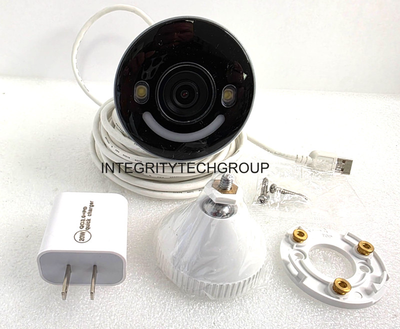 Lorex 4K Spotlight Wi-Fi 6 Security Camera W/ Smart Security Lighting W881AA gallery