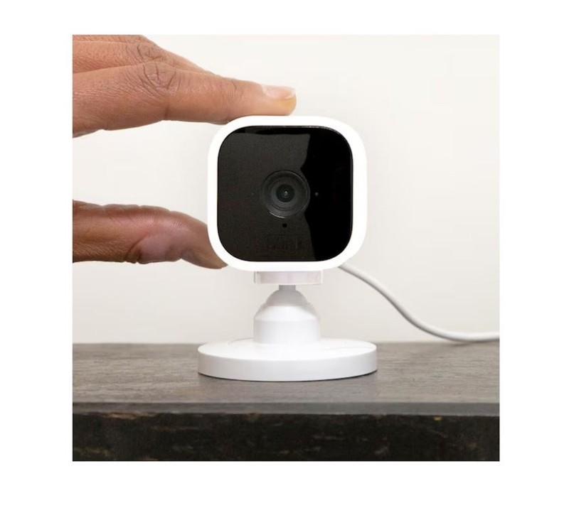 Blink - Mini - Compact indoor plug-in smart security camera, 1080p, night vision gallery