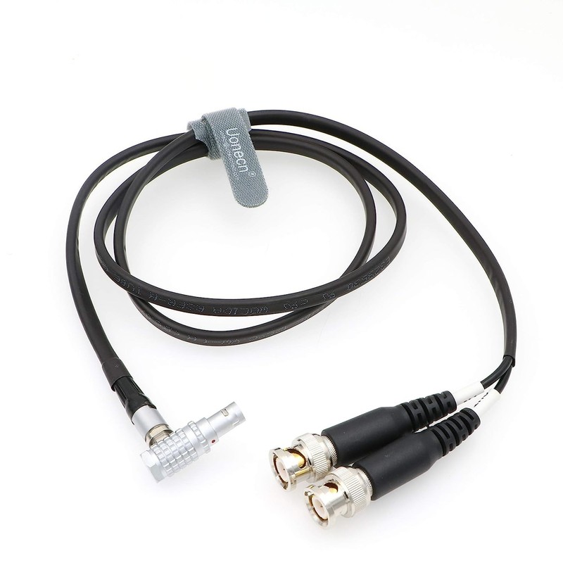 Sound Devices XL-LB2 Timecode Input Output Cable Right Angle 5 Pin Male to BN...