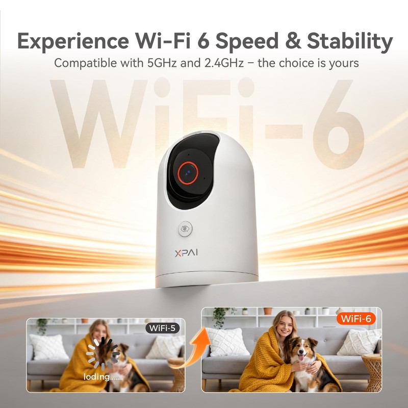 4K UHD Indoor Camera, 64G Built-in Storage No Subscription,Pet Camera Indoor ... gallery