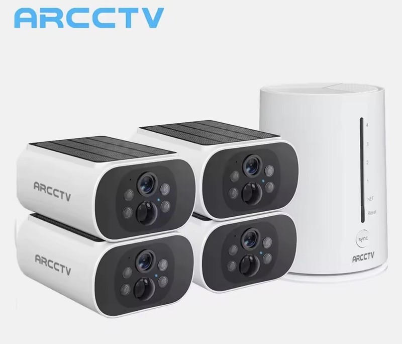 4MP HD Wireless WiFi Camera Kit...External IP66 Night Vision App...