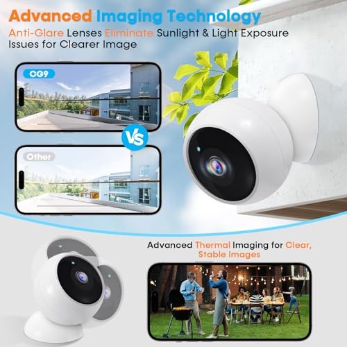 4 Pack Wireless Magnetic Security Camera 2K WiFi gallery