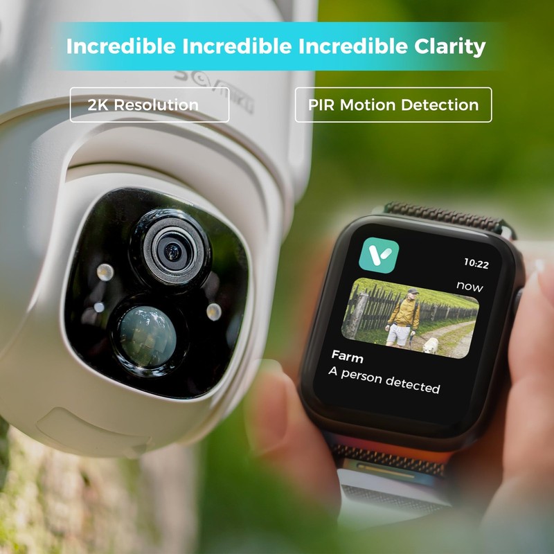 Vicohome 4G LTE Cellular Security Camera Wireless Outdoor, $14.9/Month for Un... gallery