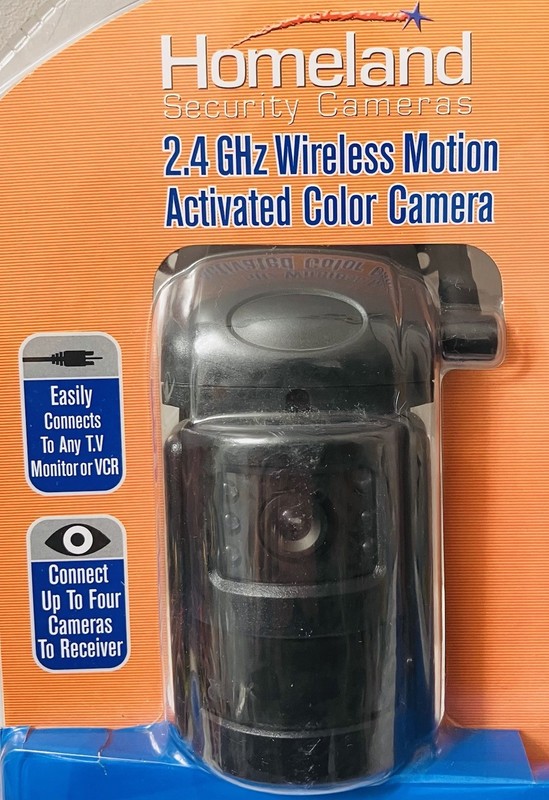 Homeland Security Cameras (Model 00850) 2.4 GHz Wireless Motion Color Camera NEW gallery