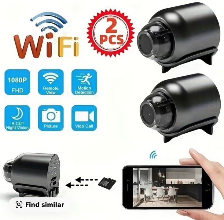 HD 1080P Wireless WiFi CCTV MINI IP Camera Smart Home Security Night Vision Cam