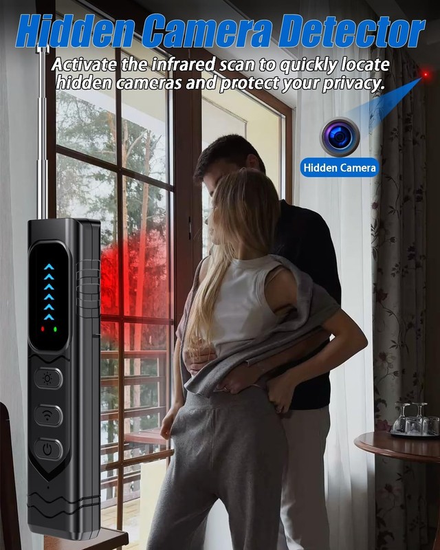 Hidden Camera & Bug Detector for Travel – Protect Your Privacy in Hotels, Car... gallery