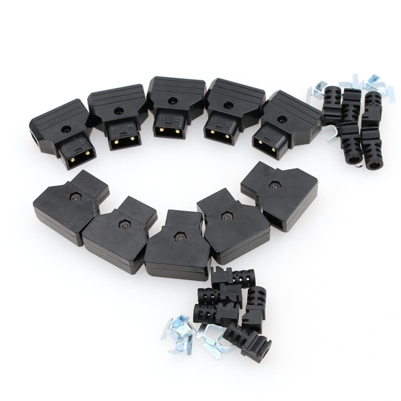 Male D-Tap Connector Dtap Plug Rewirable DIY Power Cable for BMCC BMPCC DSLR …