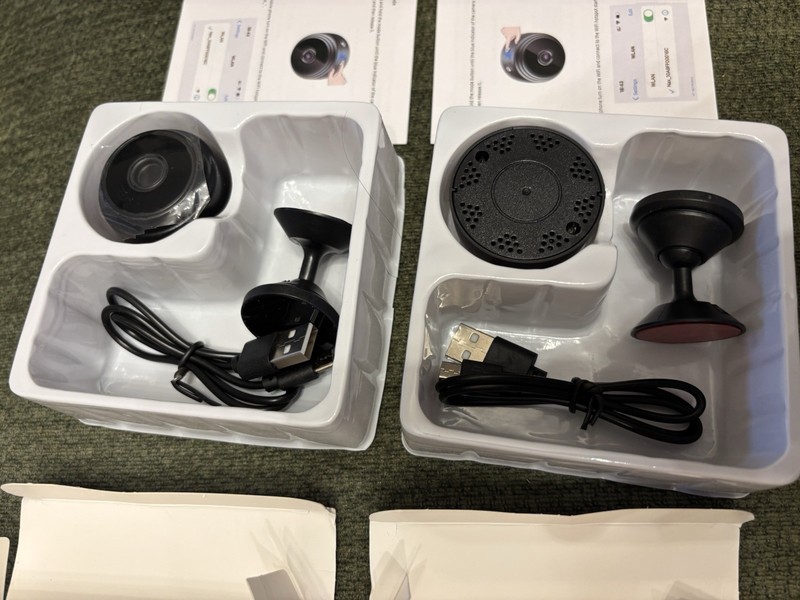 2 A9 Mini WiFi 1080P HD IP Cameras (Lot of 2) gallery