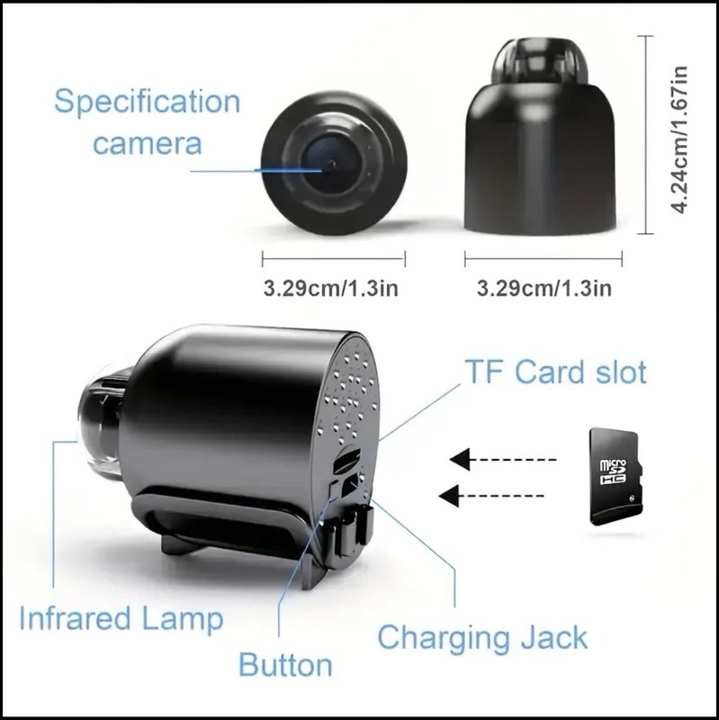 Mini Camera 1080P HD Video Motion Night Vision Cam Wifi Camcorder Security DVR gallery