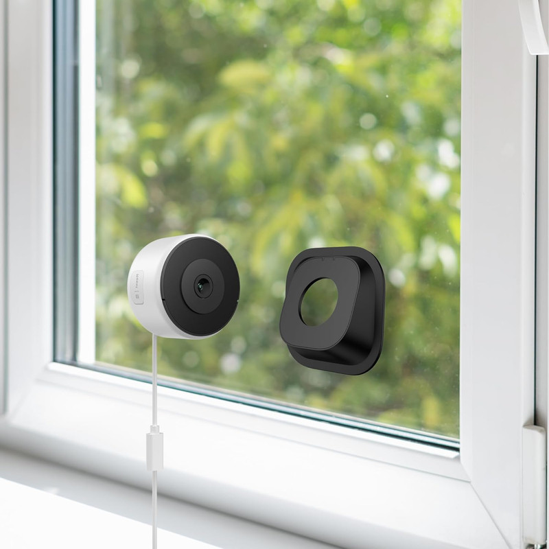 Luna 3MP 2K Window Camera, 2.4Ghz & 5Ghz Wifi6 Indoor Cameras for Home Security