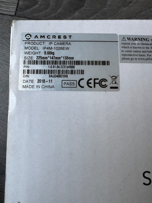 Amcrest 4MP PoE Outdoor Bullet Security IP Camera White NEW IP4M-1026EW gallery