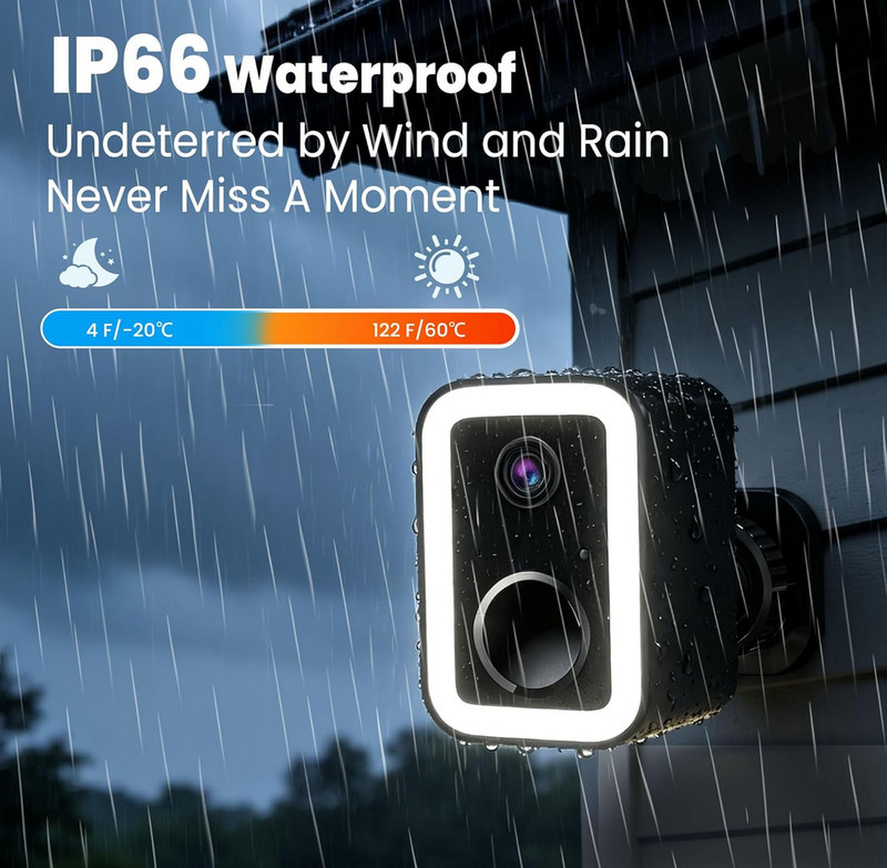 2026 Upgraded 2K Security Cameras Wireless Outdoor, AI Motion Detection & Spo... gallery