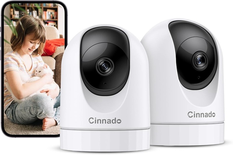 HD Indoor Security Camera with Continuous Recording & Night Vision - 24/7 Safety gallery