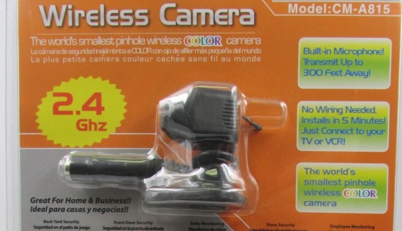 4/pics Wireless mini Cameras with 4/pics Battery Clips gallery