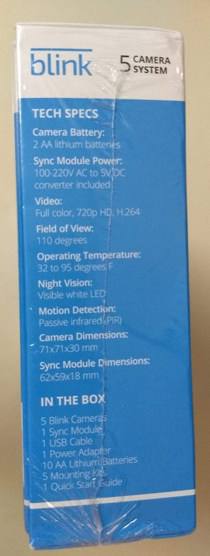 Blink Indoor Home Security 5 Camera System HD Video Motion Detection FREE CLOUD gallery