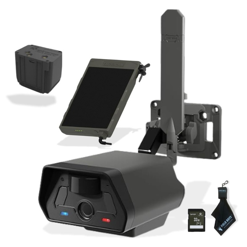 TACTACAM Defend Cellular Security Camera – No WiFi Required – Motion…