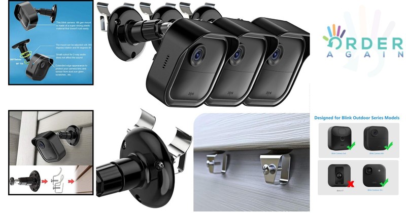 Outdoor Aluminum Mounting Bracket Waterproof Cover for Blink Security Camera gallery