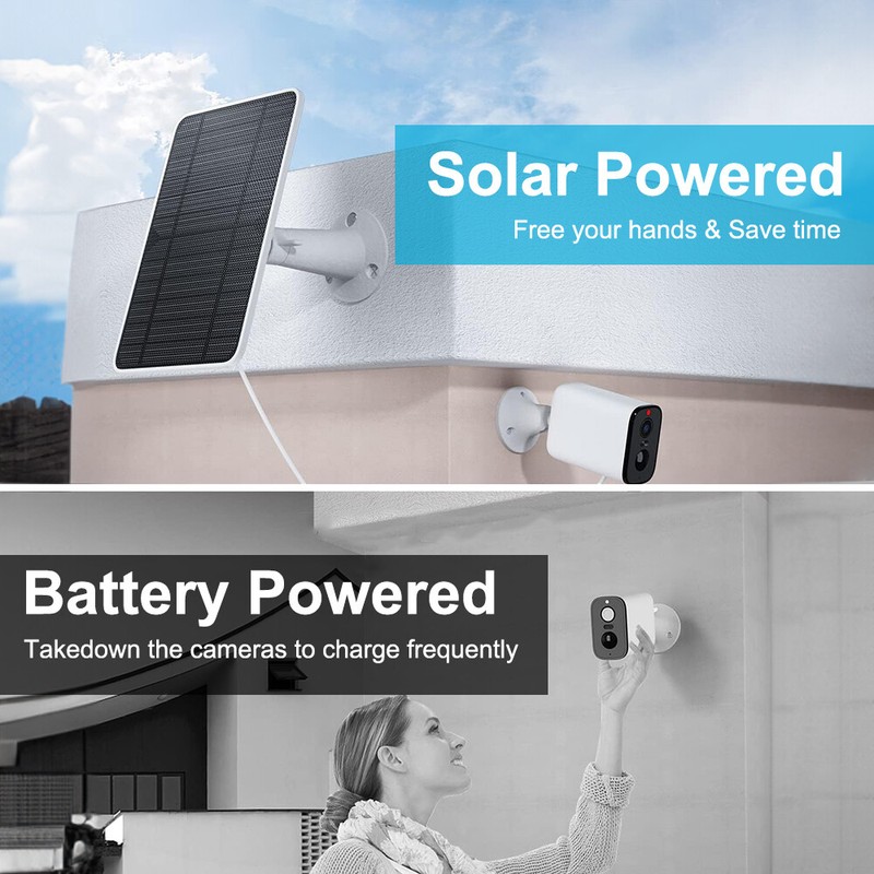 1-4Pcs Solar Panel Charger for Arlo Ultra/Ultra2/Pro 3/Pro 4 Security Camera gallery