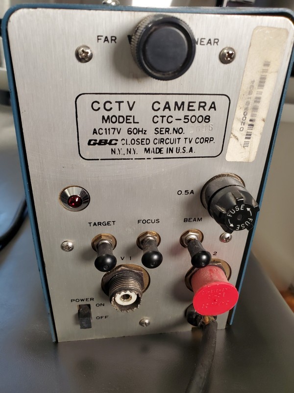 GBC CTC-5008 Industrial CCTV Camera w/ JVC Zoom Lens gallery