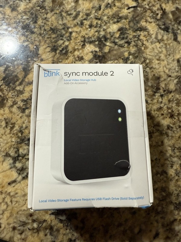 Blink Sync Module 2 Gen 4 for Smart Security Camera System Black