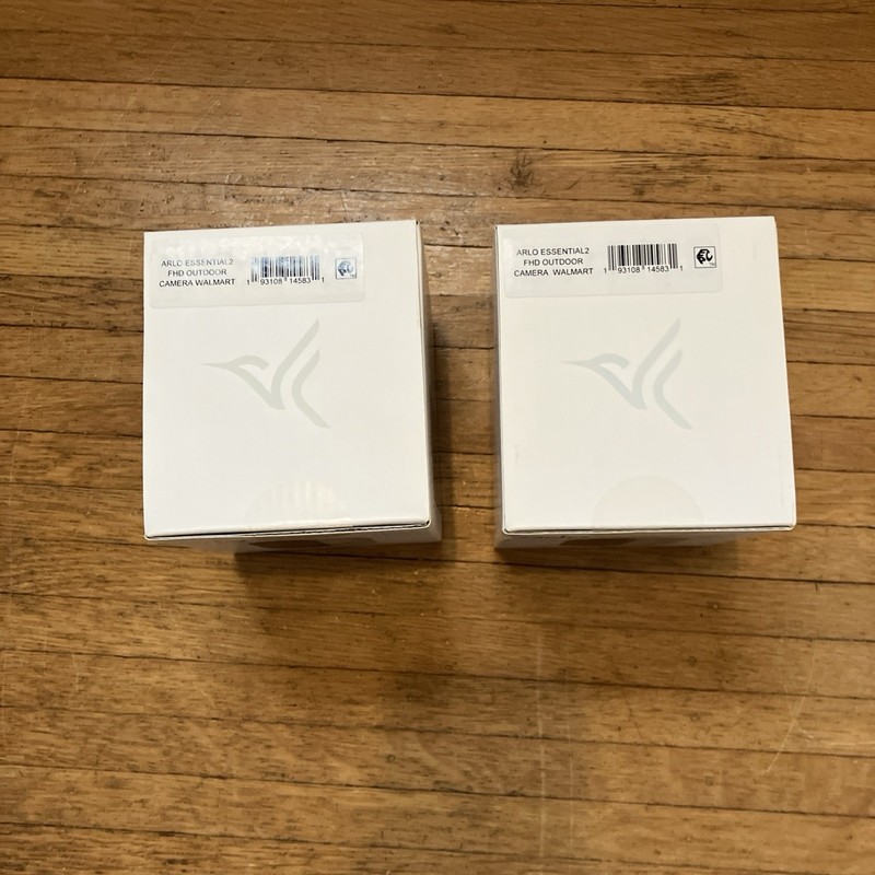 (2) Arlo Essential Outdoor Wireless Live HD Security Cameras 2nd Generation gallery
