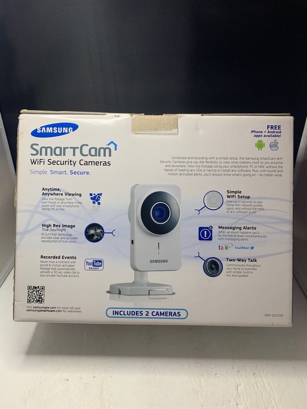 Samsung SmartCam WiFi Security Cameras SNH-1011ND - Open Box gallery