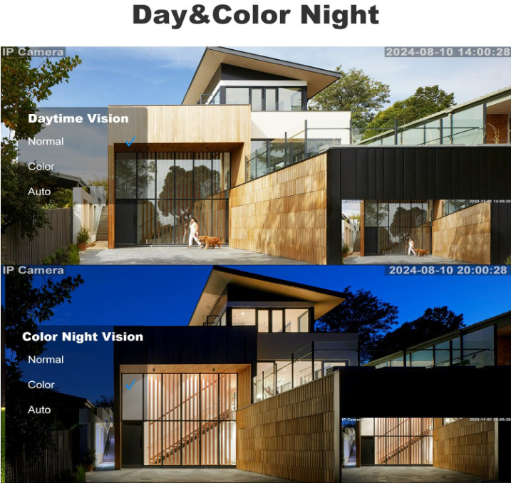 Cámara de seguridad solar WiFi para exterior, inalámbrica, con panel 8W y baterí gallery