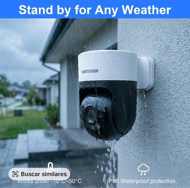 HUNTVISION 3MP Wi-Fi Surveillance Camera IP66 Night Vision Motion Tracking gallery