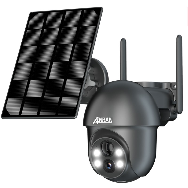ANRAN 2K Outdoor Solar Security Camera 3MP Wireless Battery Powered CCTV System
