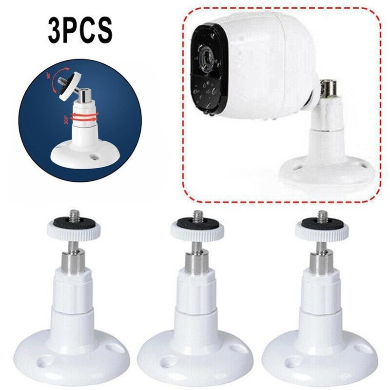 3pcs Security Adjustable Indoor Outdoor Camera Bracket Wall Camera Mount Holder