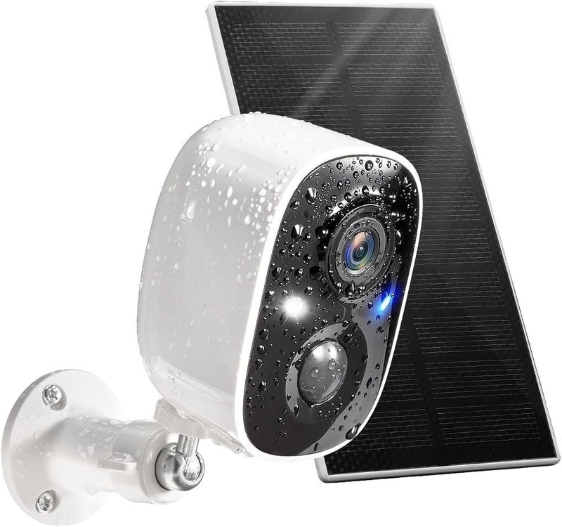 2K Wireless Solar Security Camera with Color Night Vision & Motion Detection gallery