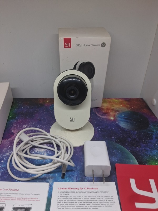 YI 1080p Home Camera AI+ Security System - Complete with Cables & Manual gallery