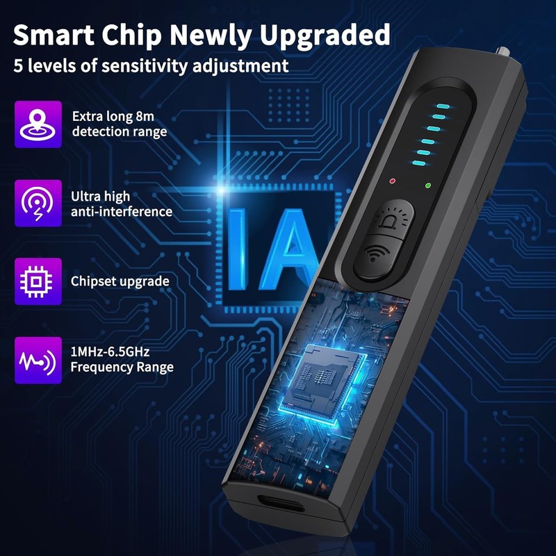 Hidden Camera Detector for Travel, Spy Camera Detector, Hidden Device Finder gallery