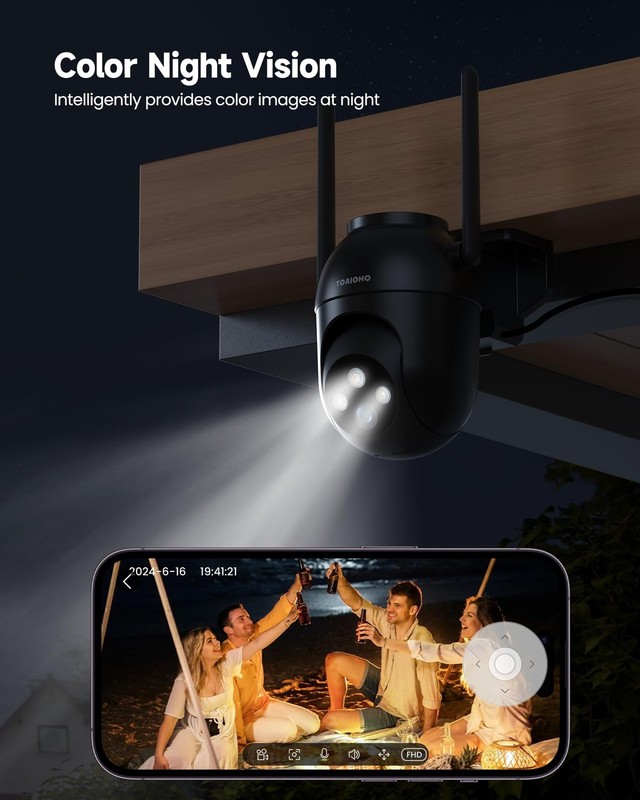 2Pack Security Camera Outdoor Wired: 3MP Camera for Home Security Outside 2.4... gallery