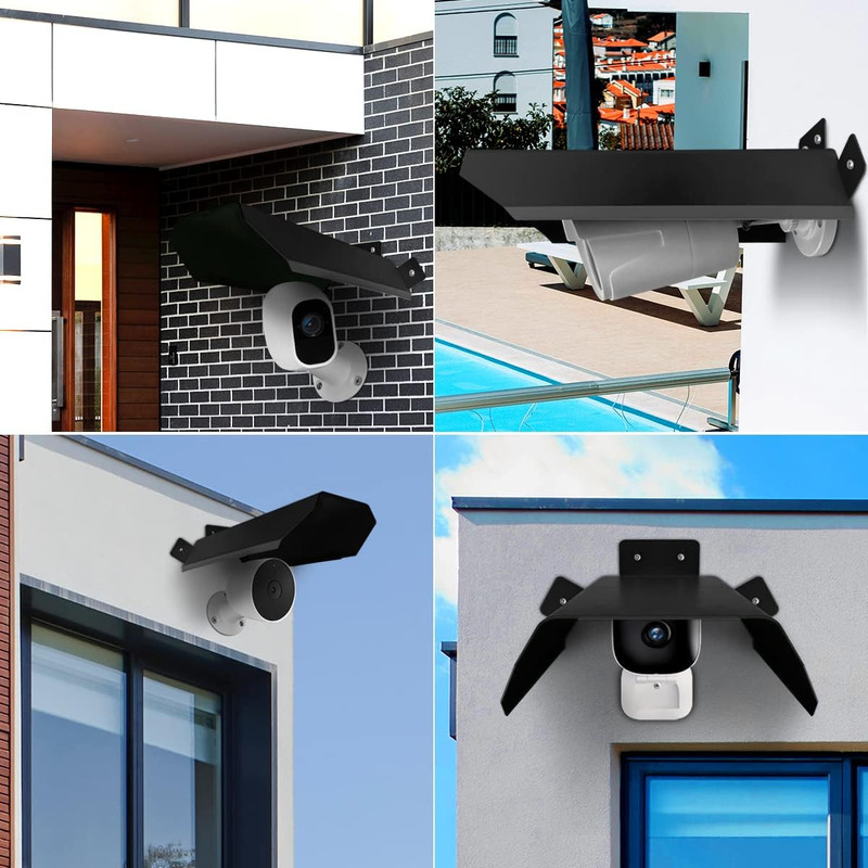 OOSSXX Universal Security Camera Sun Rain Cover Shield for Outdoor Surveillance gallery