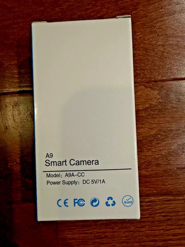 A9 Smart Camera 1080p Wi-Fi IP Indoor Security Cam Battery MicroSD/Cloud gallery