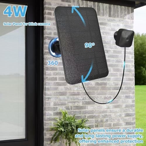 4W Solar Panel for Blink Camera, Solar Panel Compatible with Blink 2 Pack gallery