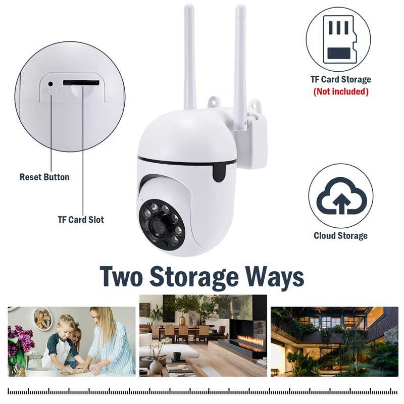 Wireless WiFi Security Camera System 2K Smart Out/Indoor Night Vision Wired Cam gallery