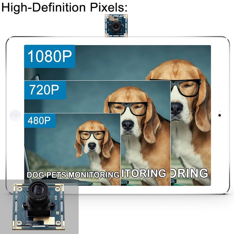 High Speed 100fps USB Webcamera 2MP 3.6mm Lens OV2710 for Web USB Security Cam gallery