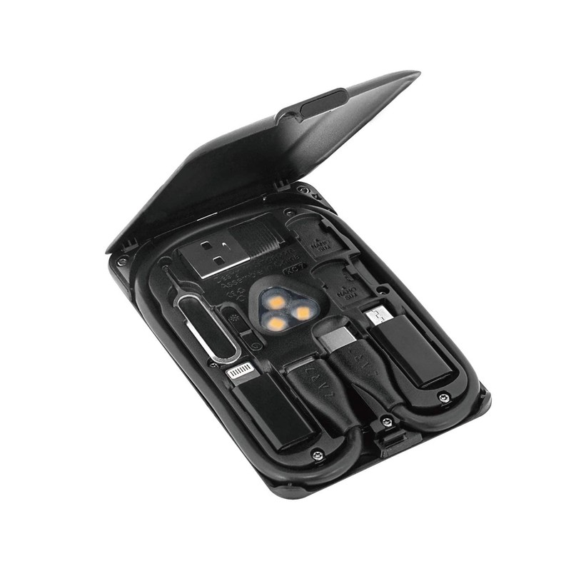Kable Multi Functional Cable TypeC 5 Pin Memory Reader SIM Ejector Black