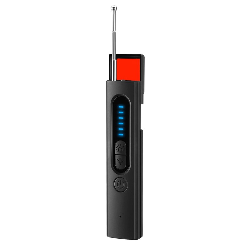 Pro Anti-Spy Detector: Hidden Cameras, GPS, RF Bugs. 30H Battery, 5 Sensitivity